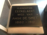 Gedenkplaat Clementine Eeckelaert